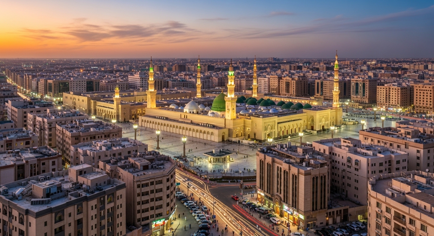 Vue aérienne de Médine